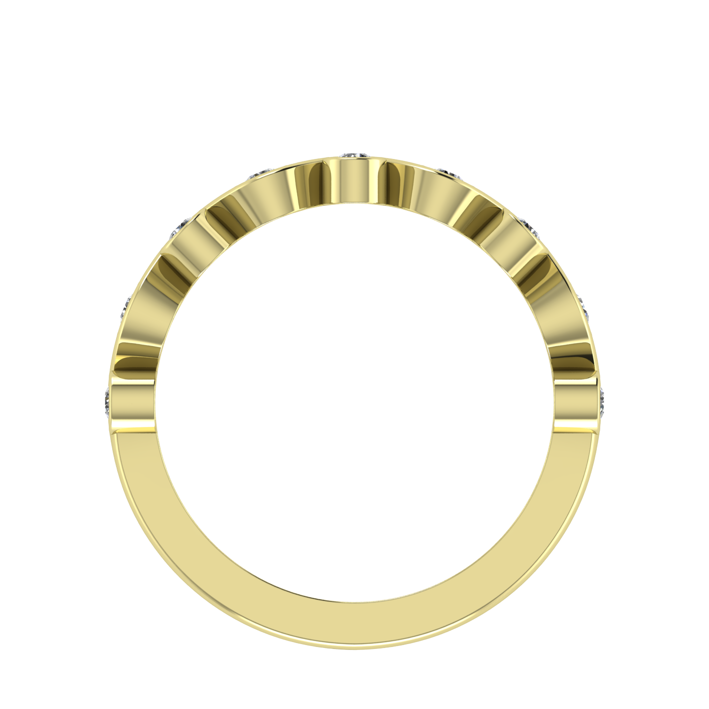 DIAMOND BANDS & STACKABLES HALFWAY ETERNITY STACKABLE RINGS & BANDS